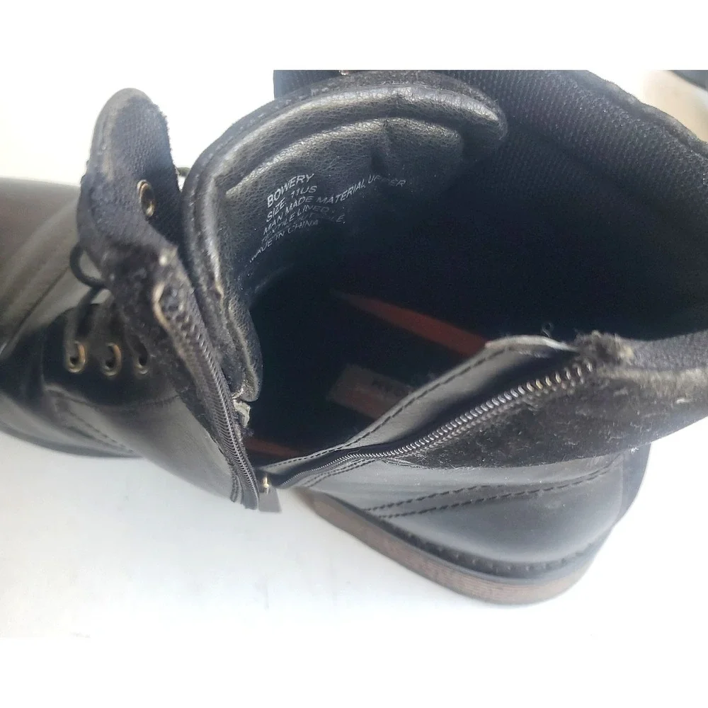Hawke & Co Black Bowery Memory Foam Insole Chukka Boots Lace-Up Mens 11‎